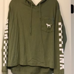 Adorable like new PINK hoodie shirt